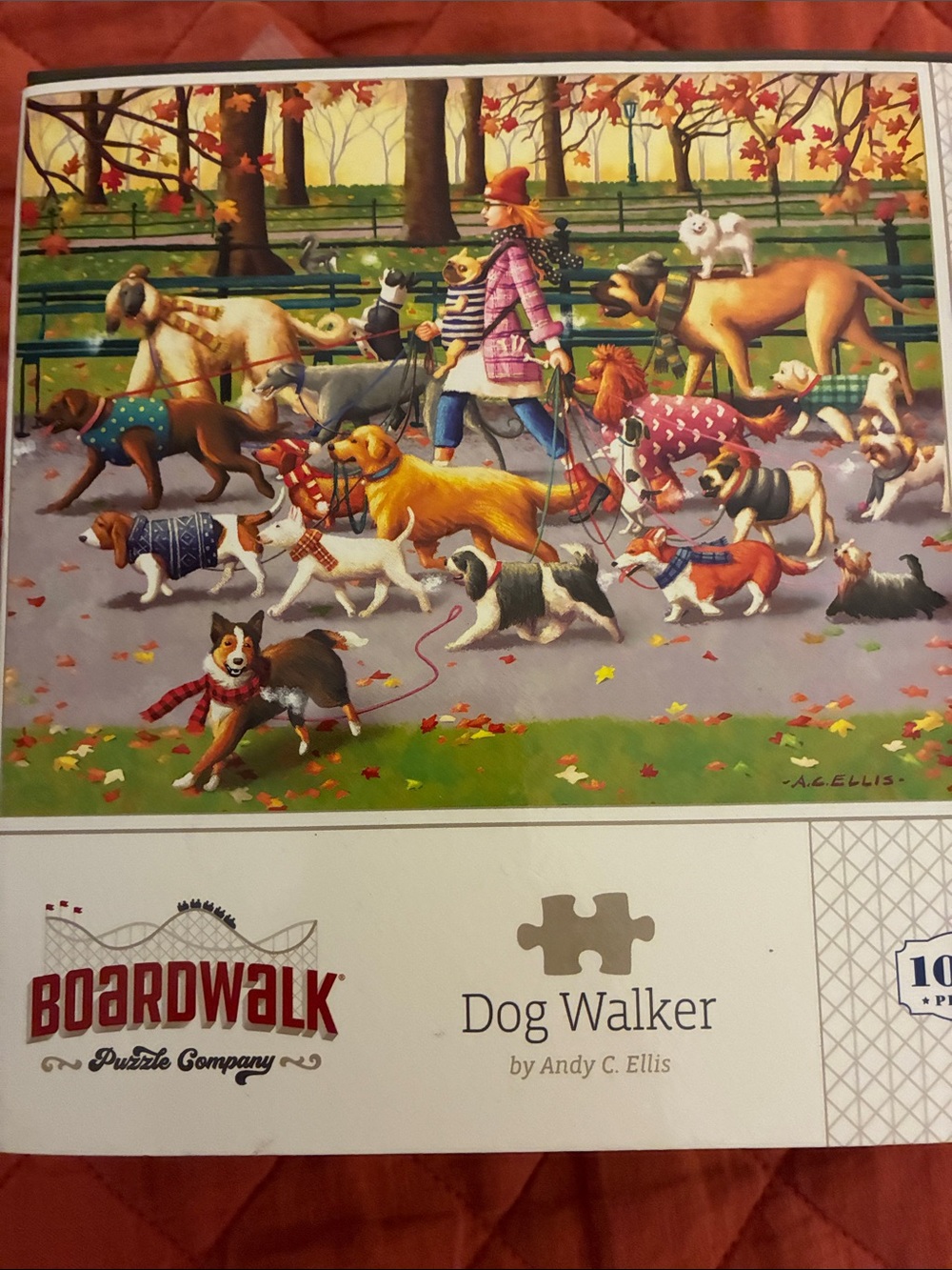 Boardwalk Dog Walker Puzzle by Boardwalk - Colorful 1000 pieces